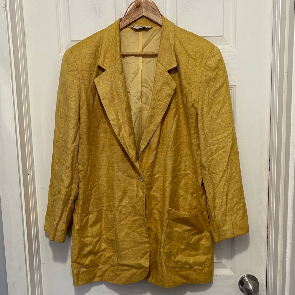 Vintage Essentials by Koret silk blazer